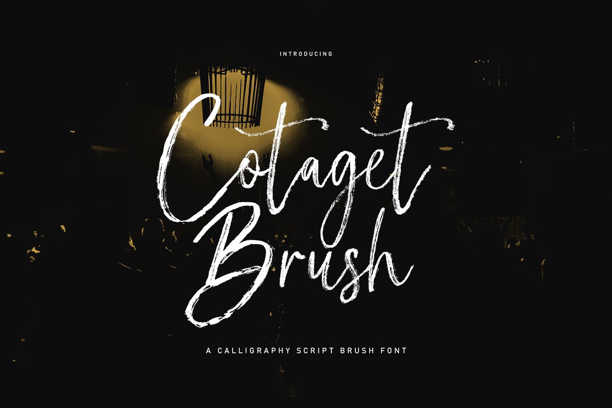 Cotaget Brush Font preview