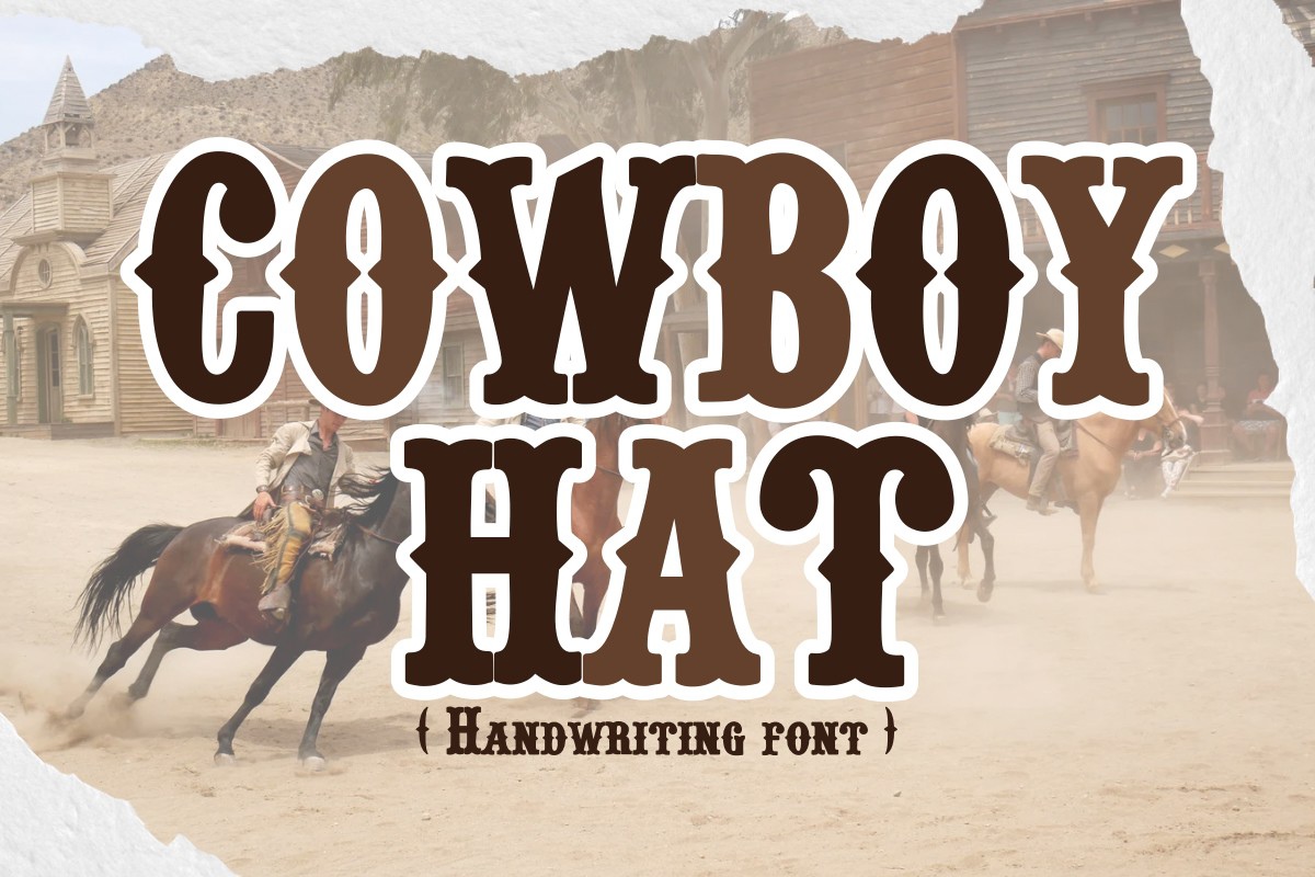 Cowboy Hat Font preview