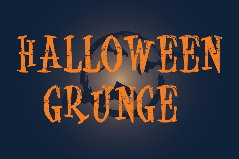 Halloween Grunge Font preview