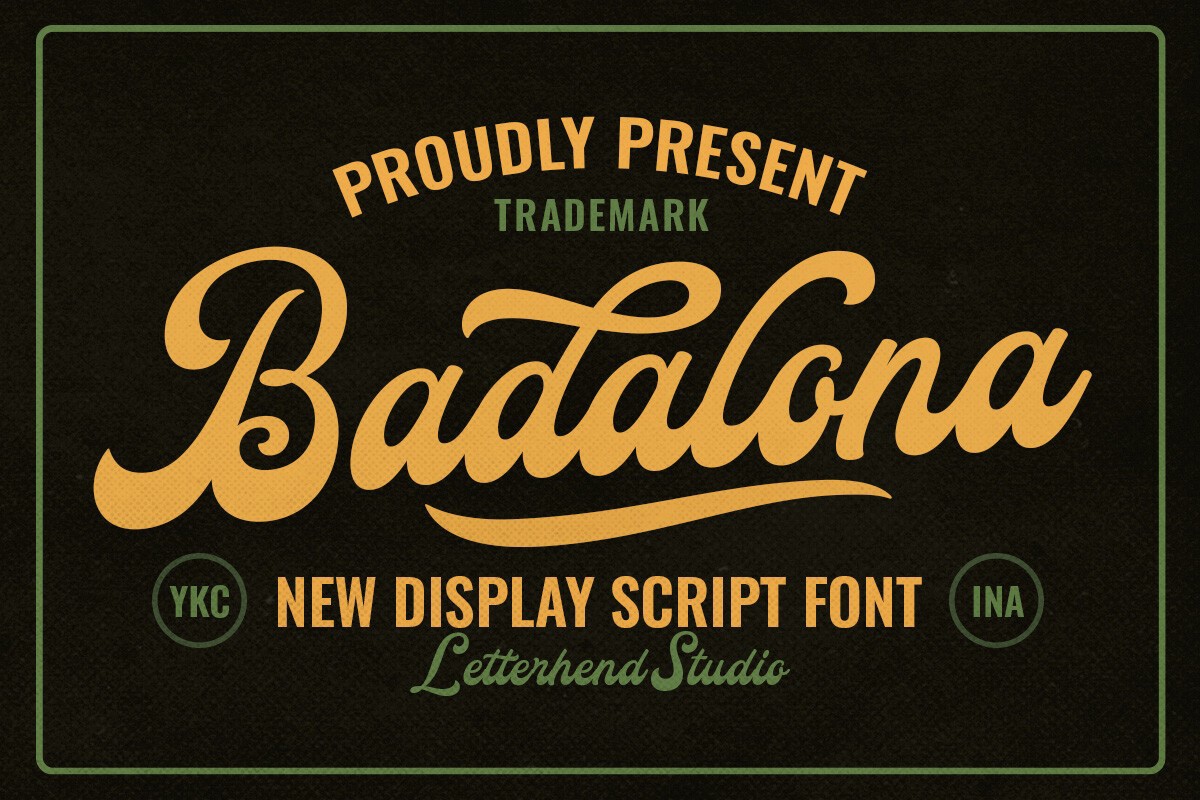 Badalona Font preview