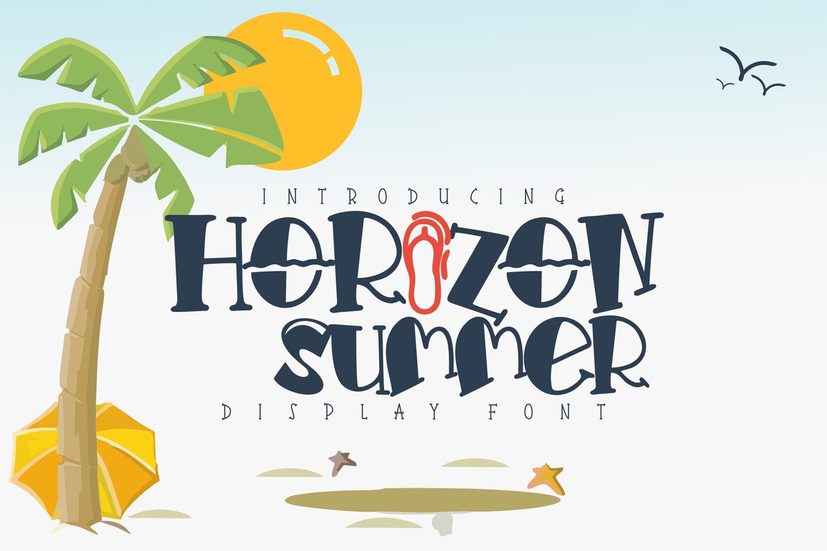 Horizon Summer Font preview