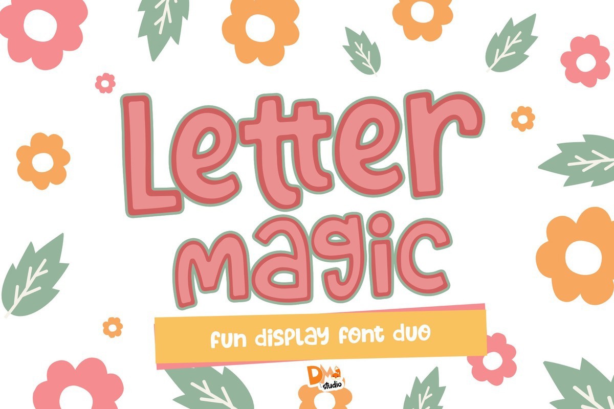 Letter Magic Font preview