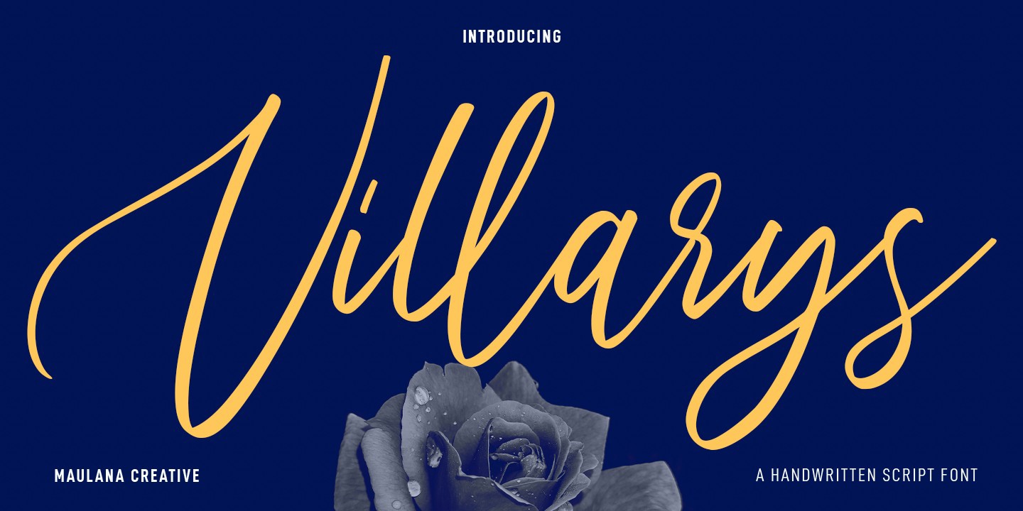 Villarys Font preview