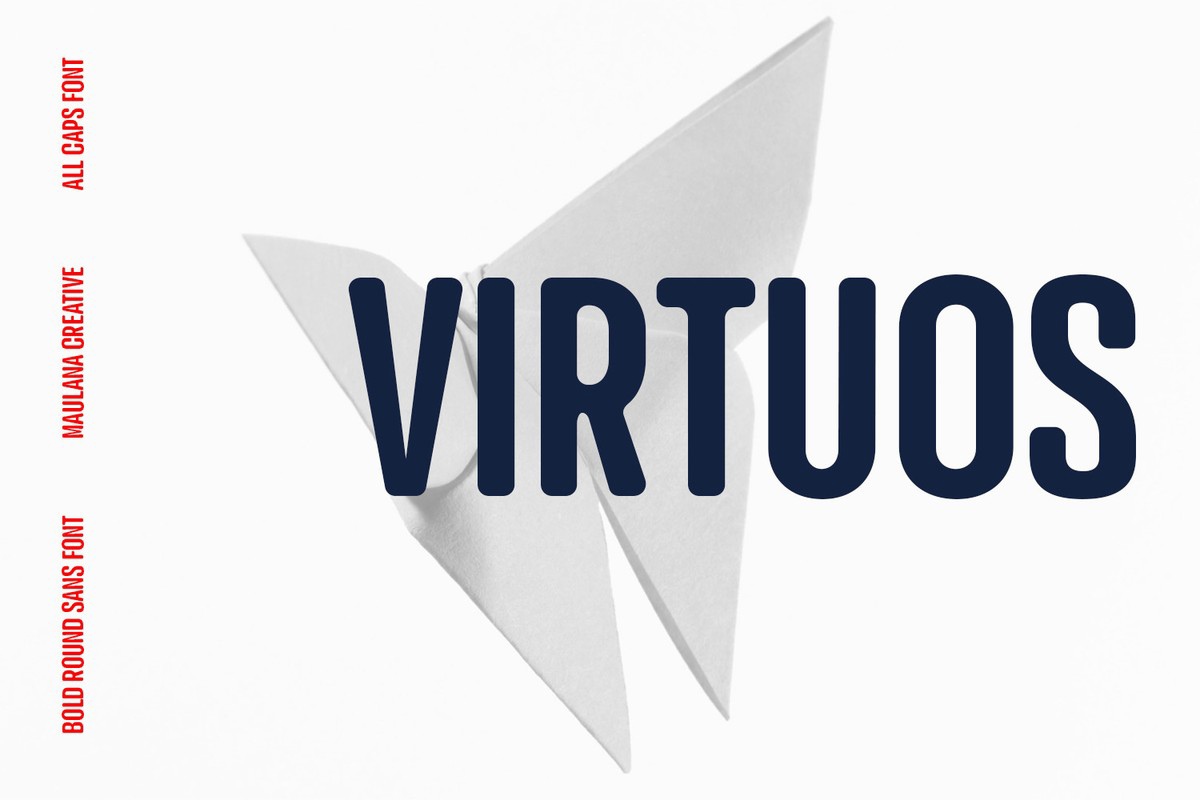 Virtuos Font preview