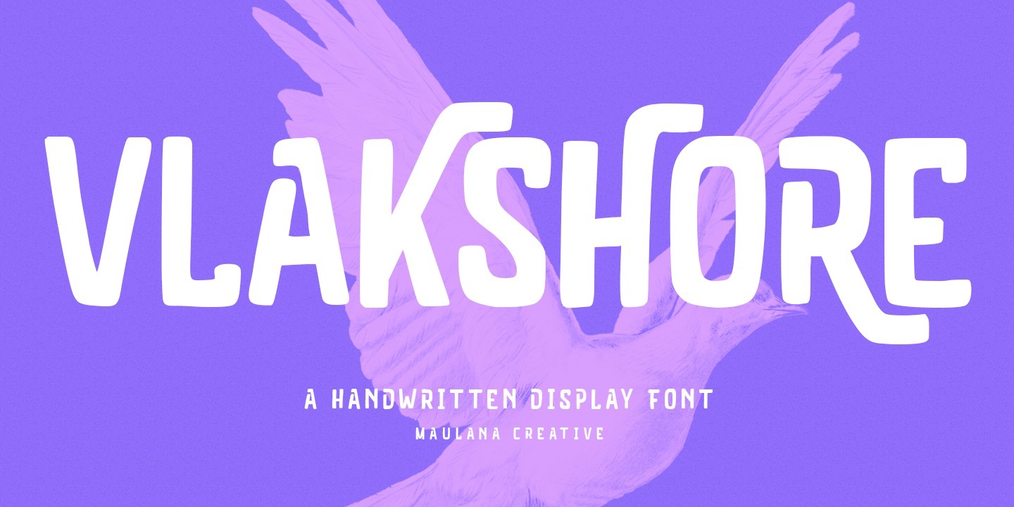 Vlakshore Font preview