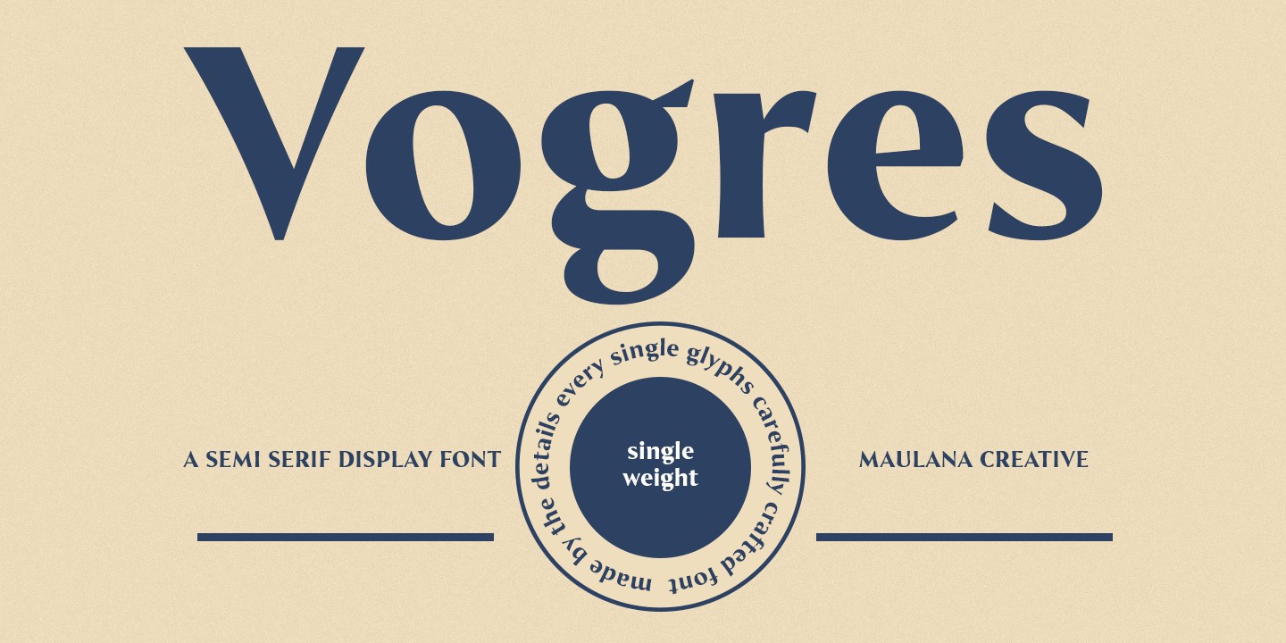 Vogres Font preview