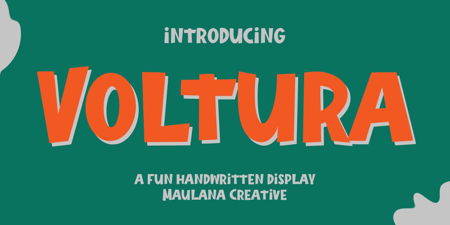 Voltura Font preview