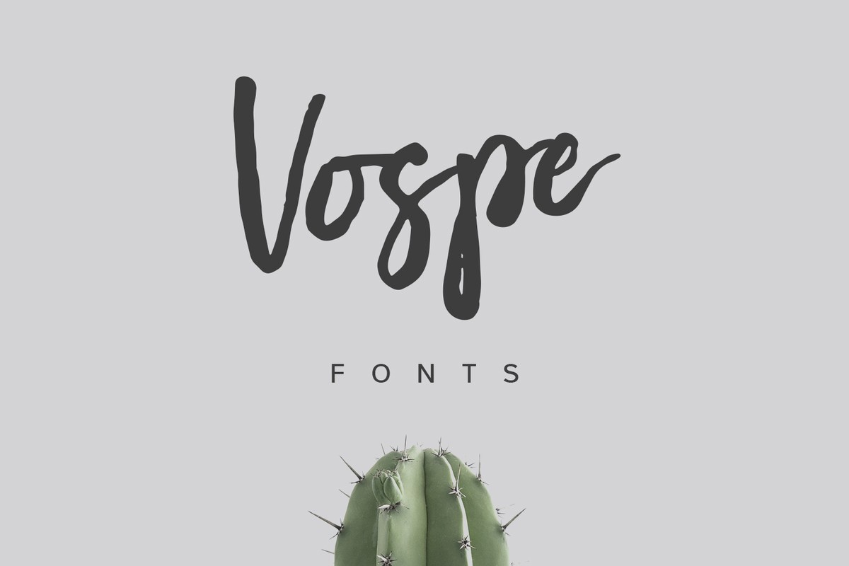 Vospe Font preview