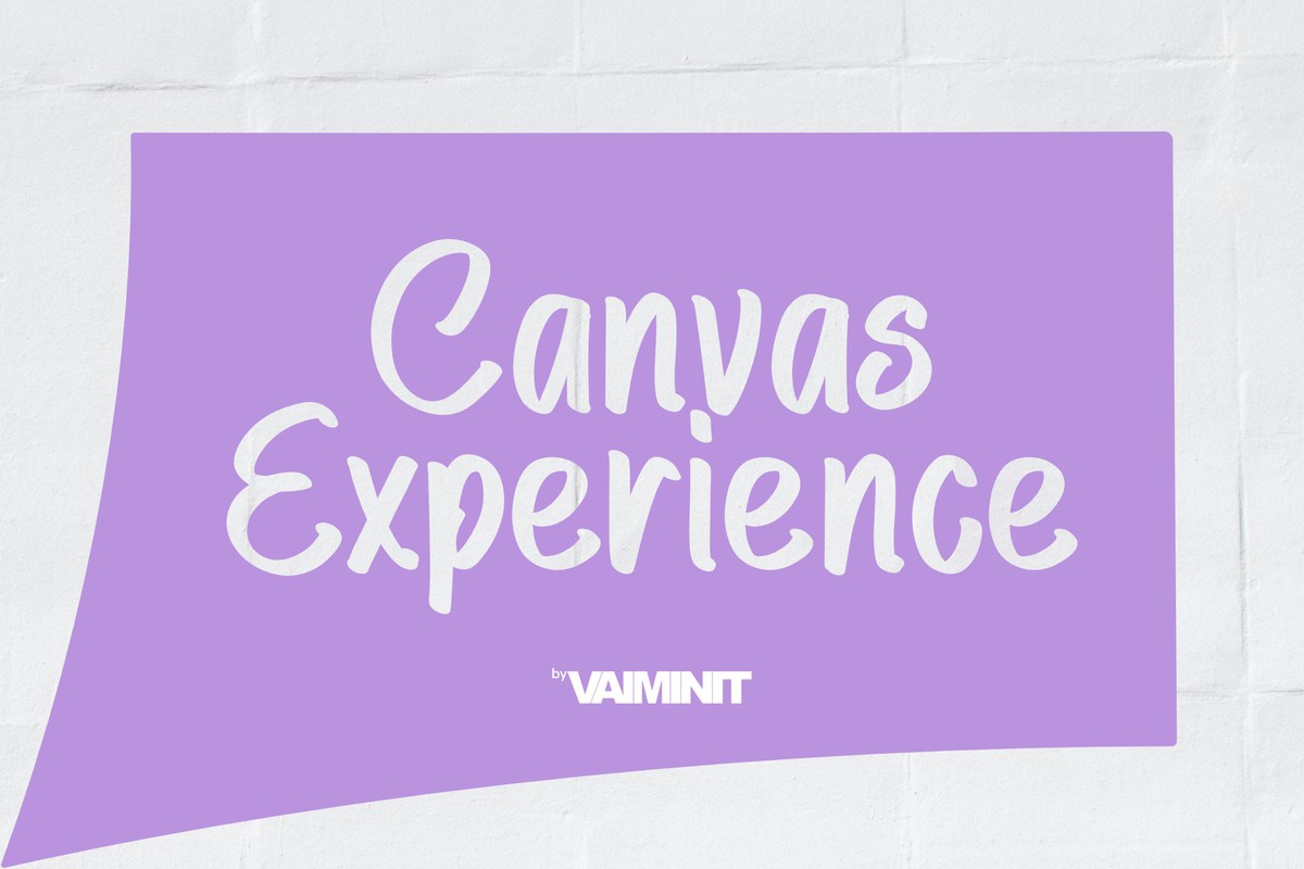 Canvas Experience Font preview