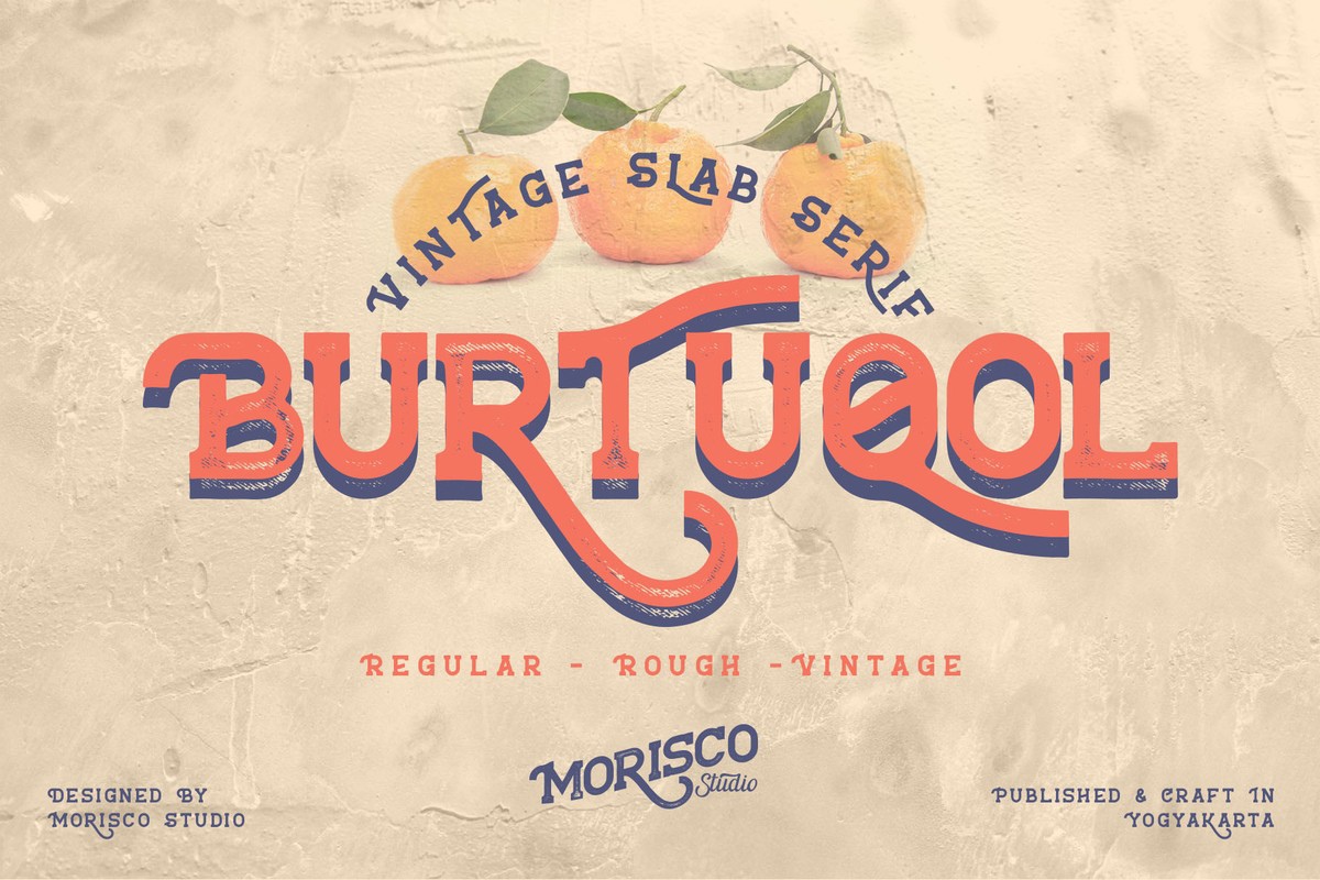 Burtuqol Font preview