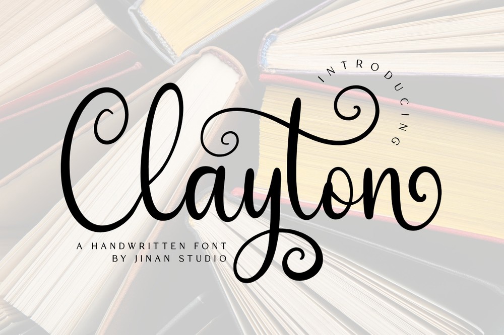 Clayton Font preview