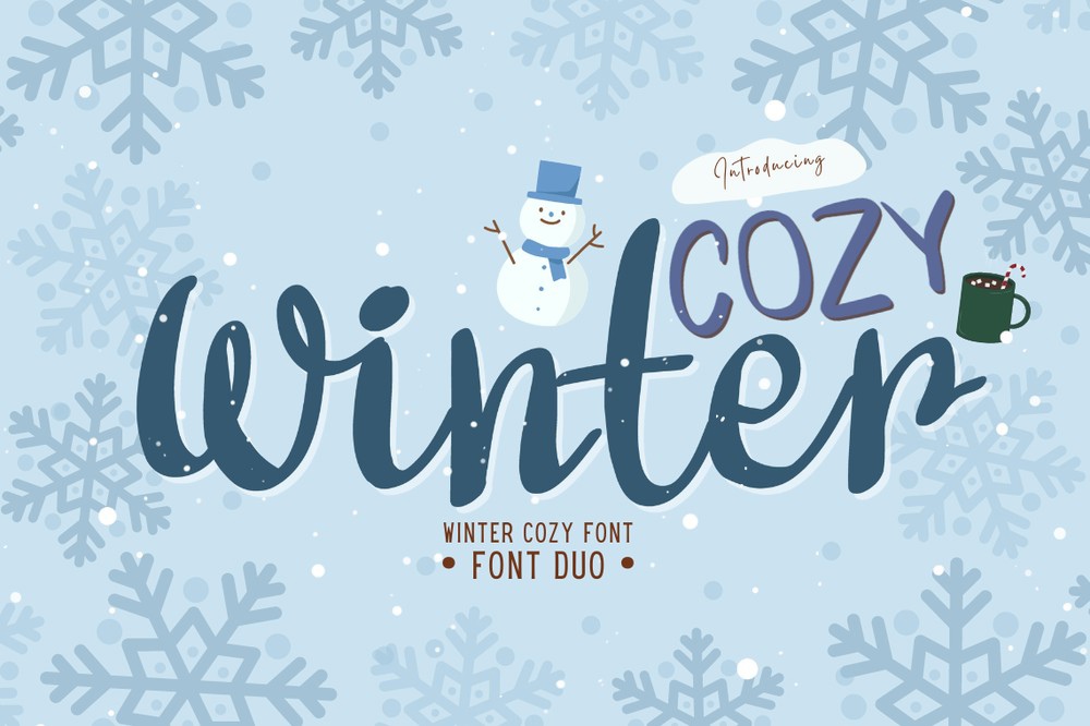 Cozy Winter Font preview