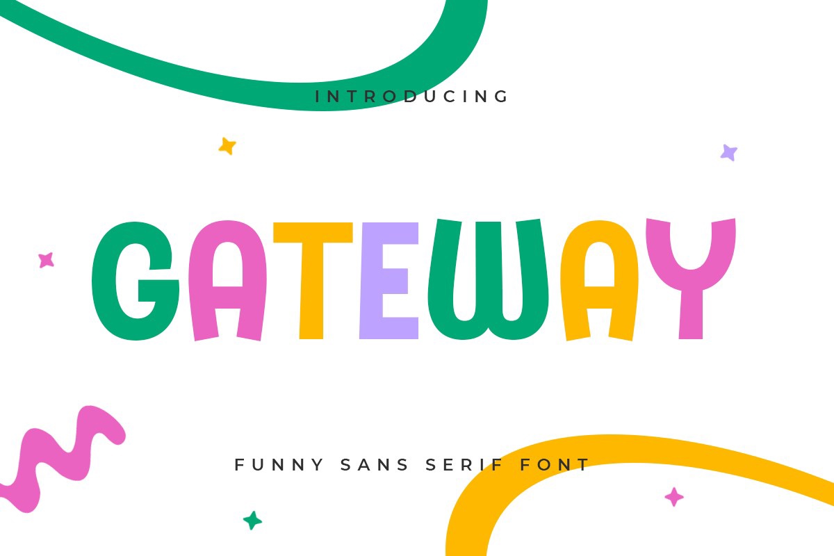 Gateway Font preview