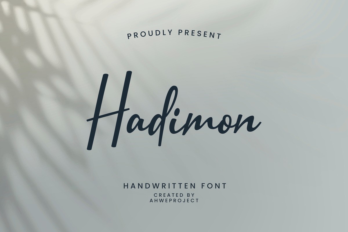 Hadimon Font preview