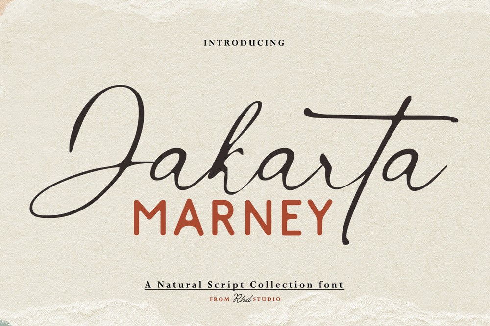 Jakarta Marney Font preview