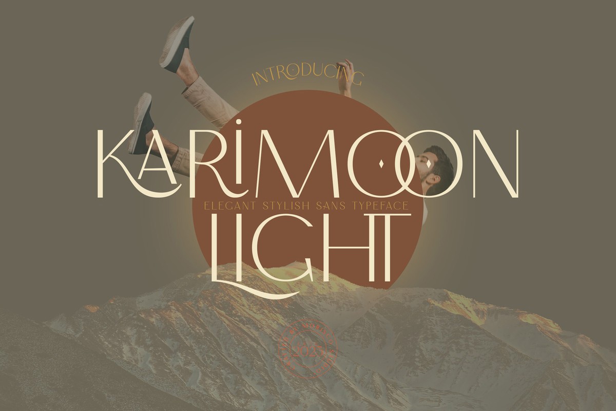 Karimoon Light Regular Font preview