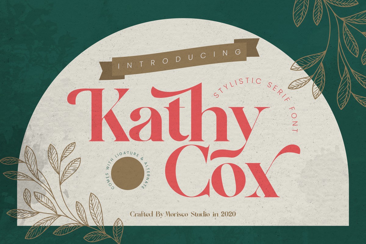 Kathy Cox Font preview