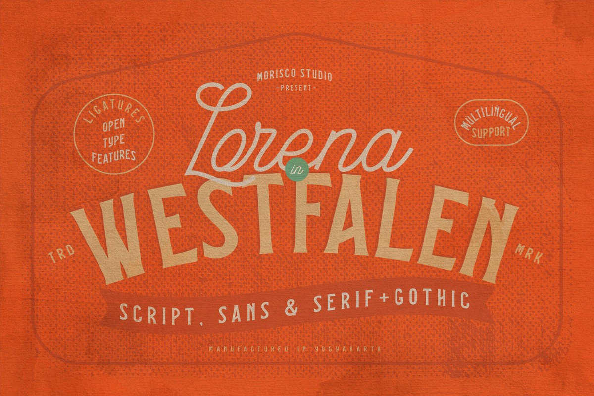 Lorena in Westfalen Regular Font preview