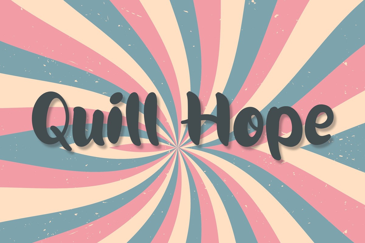 Quill Hope Regular Font preview