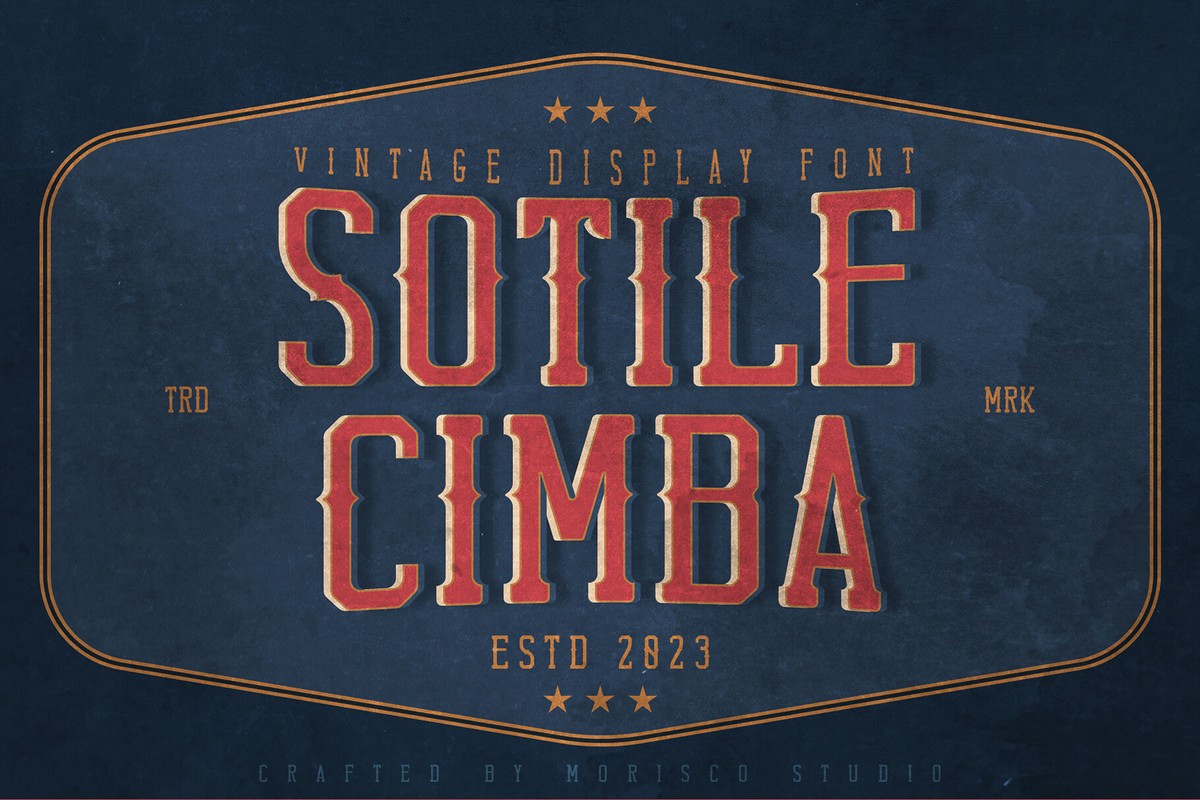 Sotile Cimba Font preview