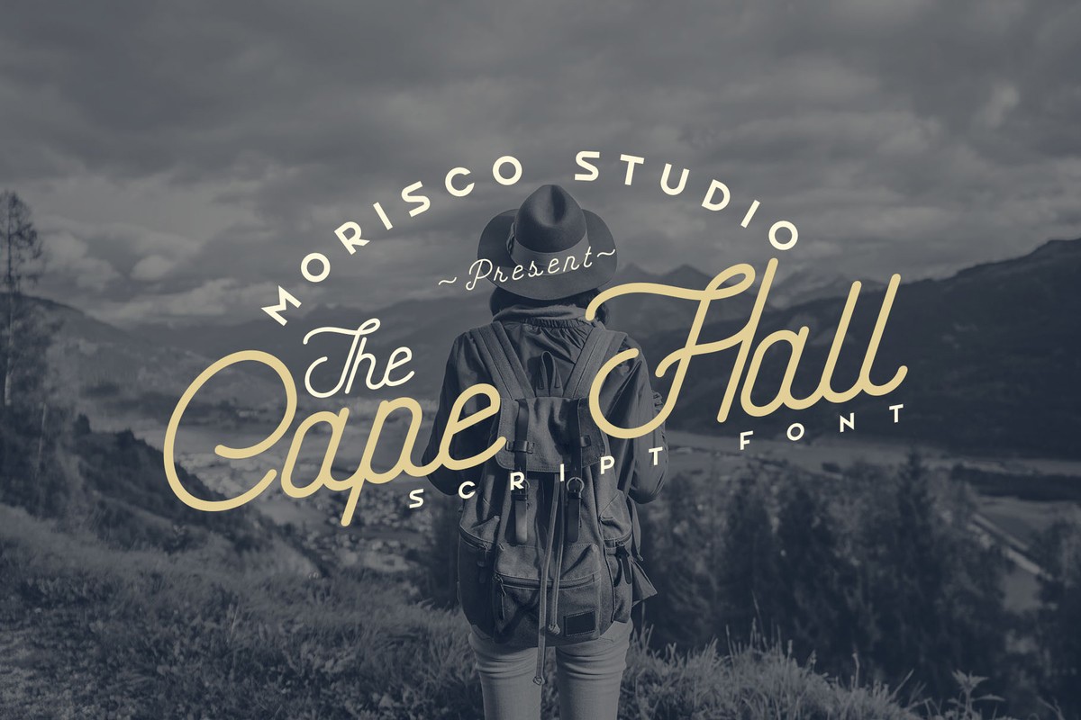 The Cape Hall Font preview