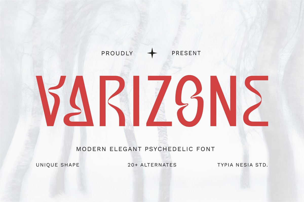 Varizone Font preview