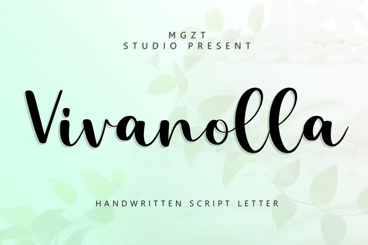 Vivanolla Font preview