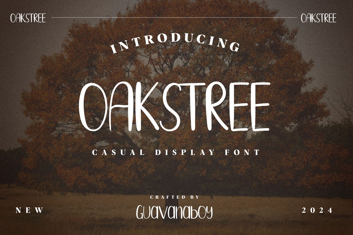 Oakstree Font preview