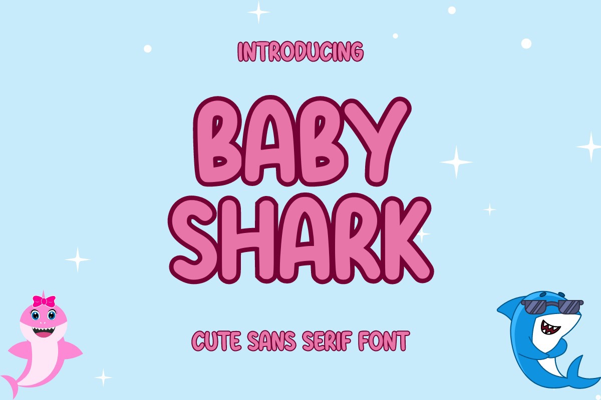 BabyShark Regular Font preview