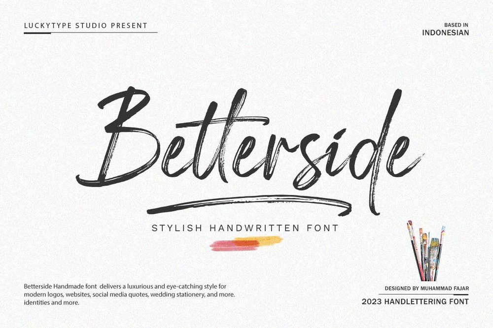 Betterside Font preview