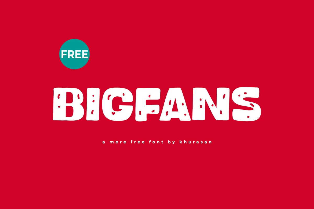 Bigfans Regular Font preview