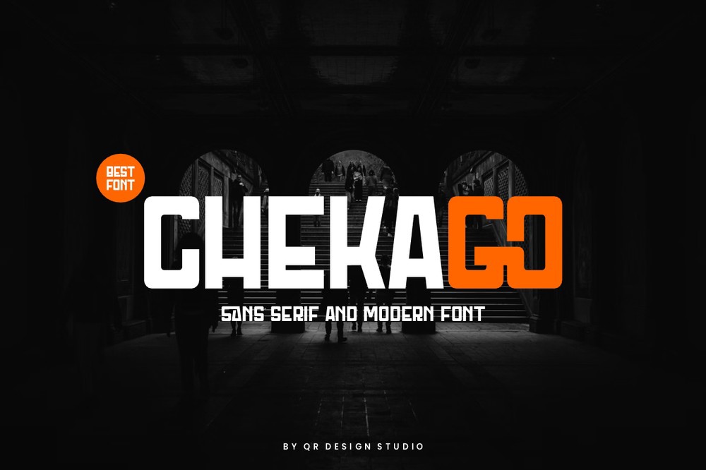 Chekago Regular Font preview