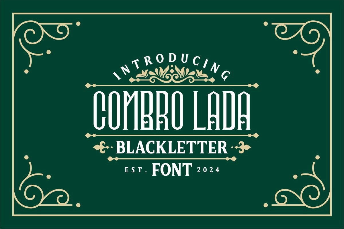 Combro Lada Font preview