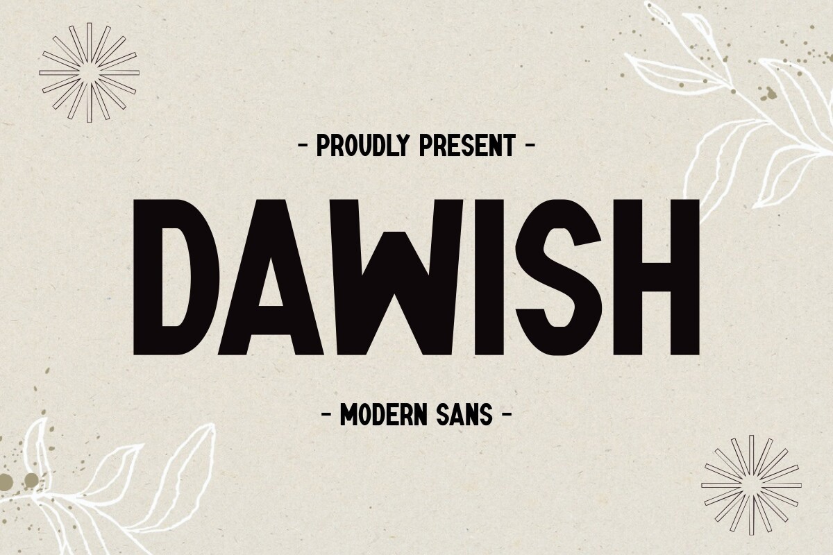 Dawish Regular Font preview