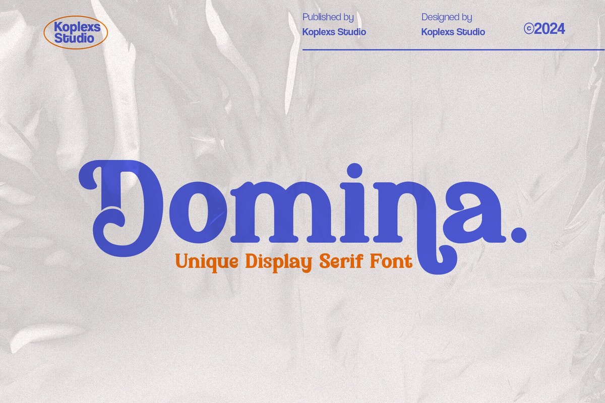 Domina Regular Font preview