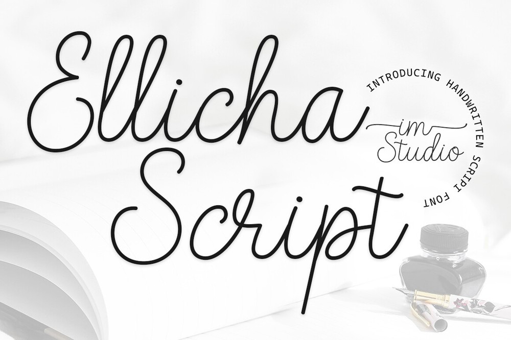 Ellicha Script Font preview