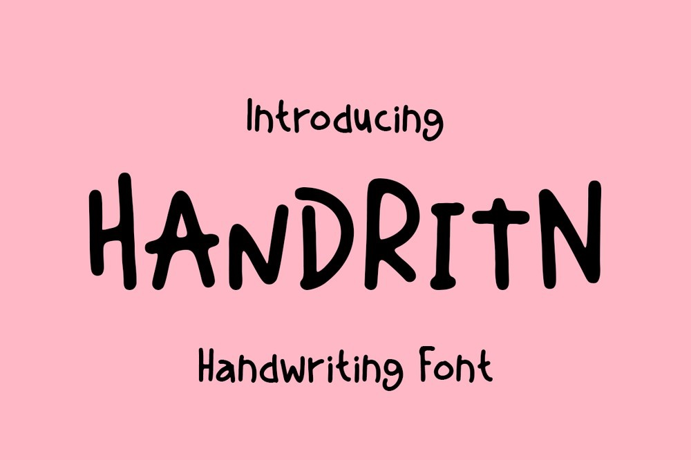 WS Handritn Regular Font preview