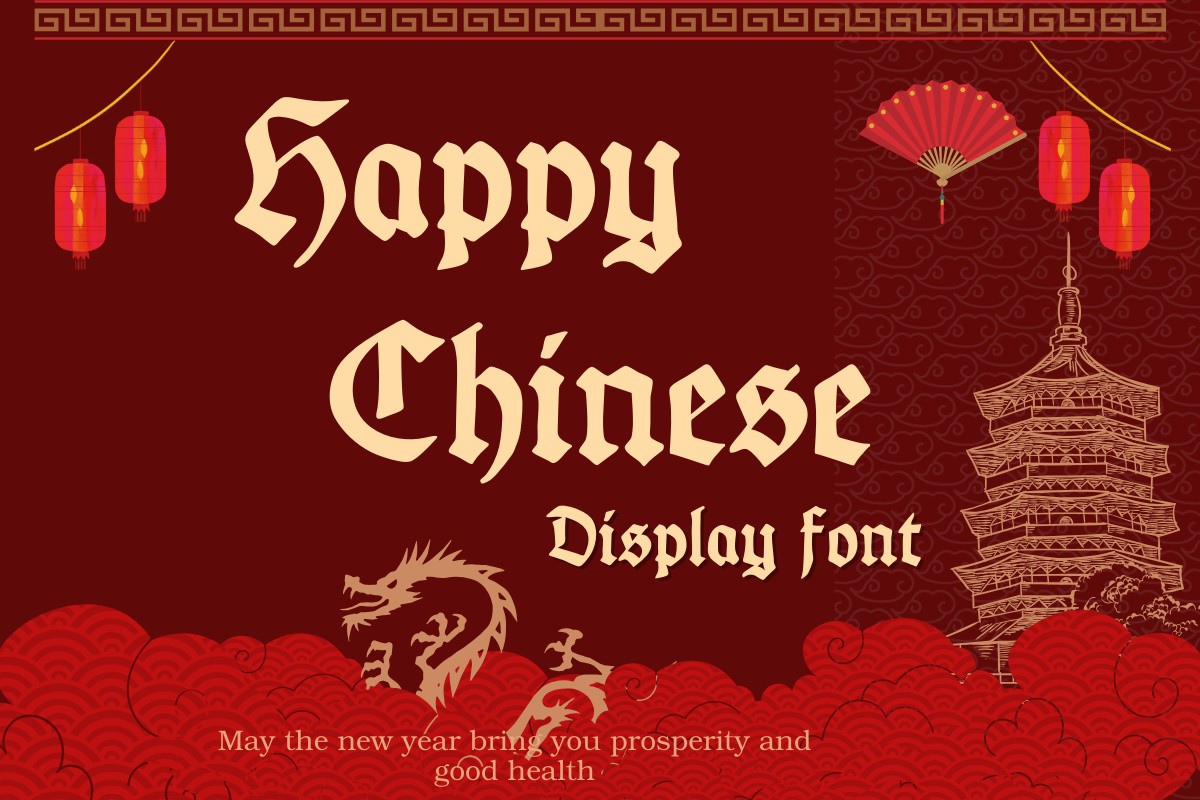 Happy Chinese Regular Font preview