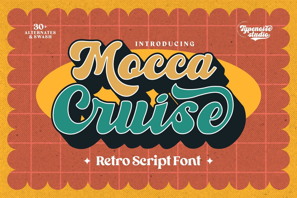 Mocca Cruise Font preview