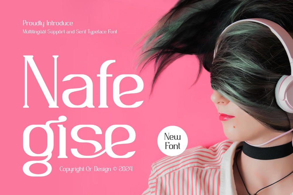 Nafegise Font preview