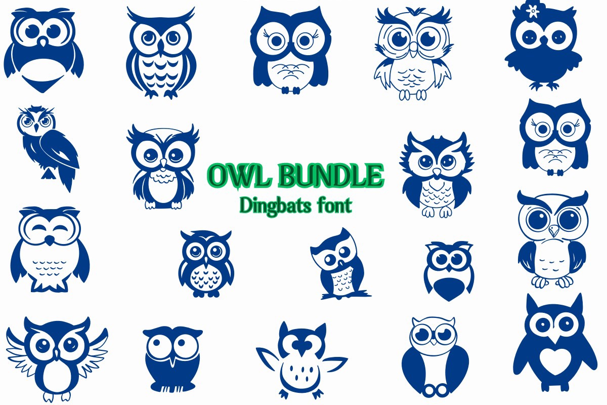 Owl Bundle Regular Font preview