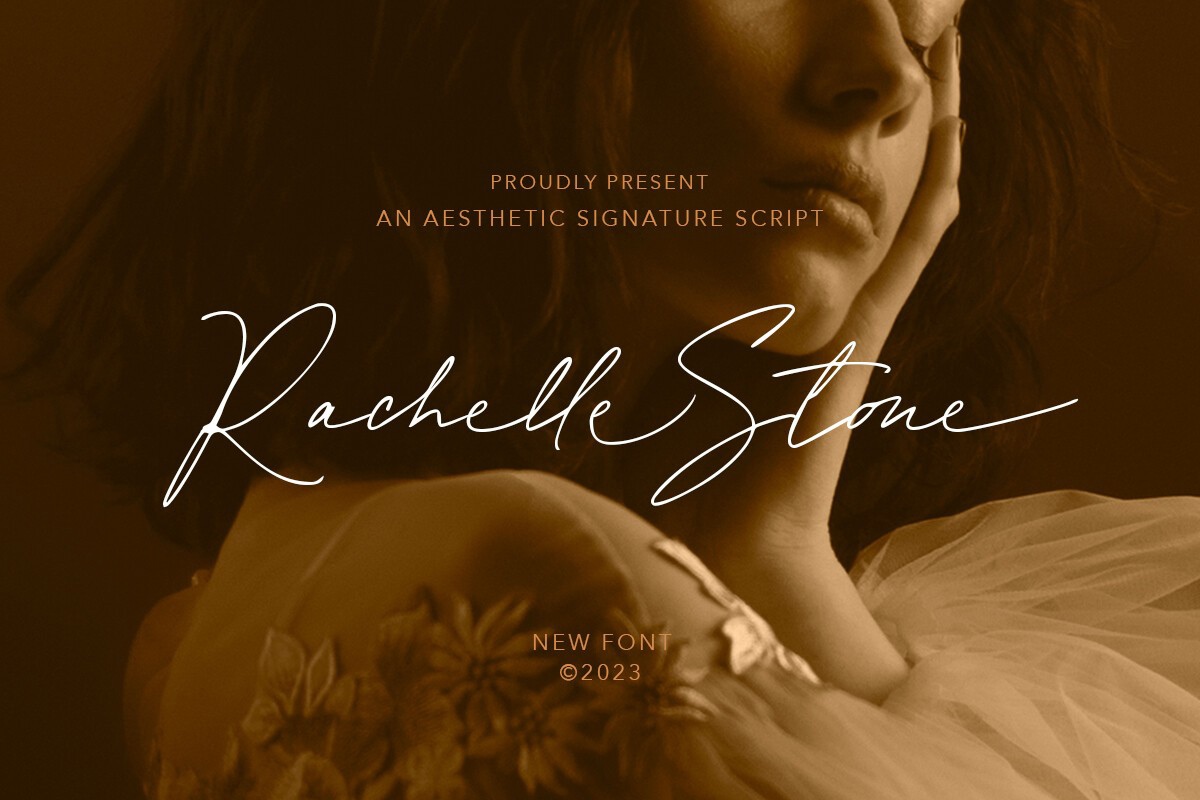 Rachelle Stone Regular Font preview