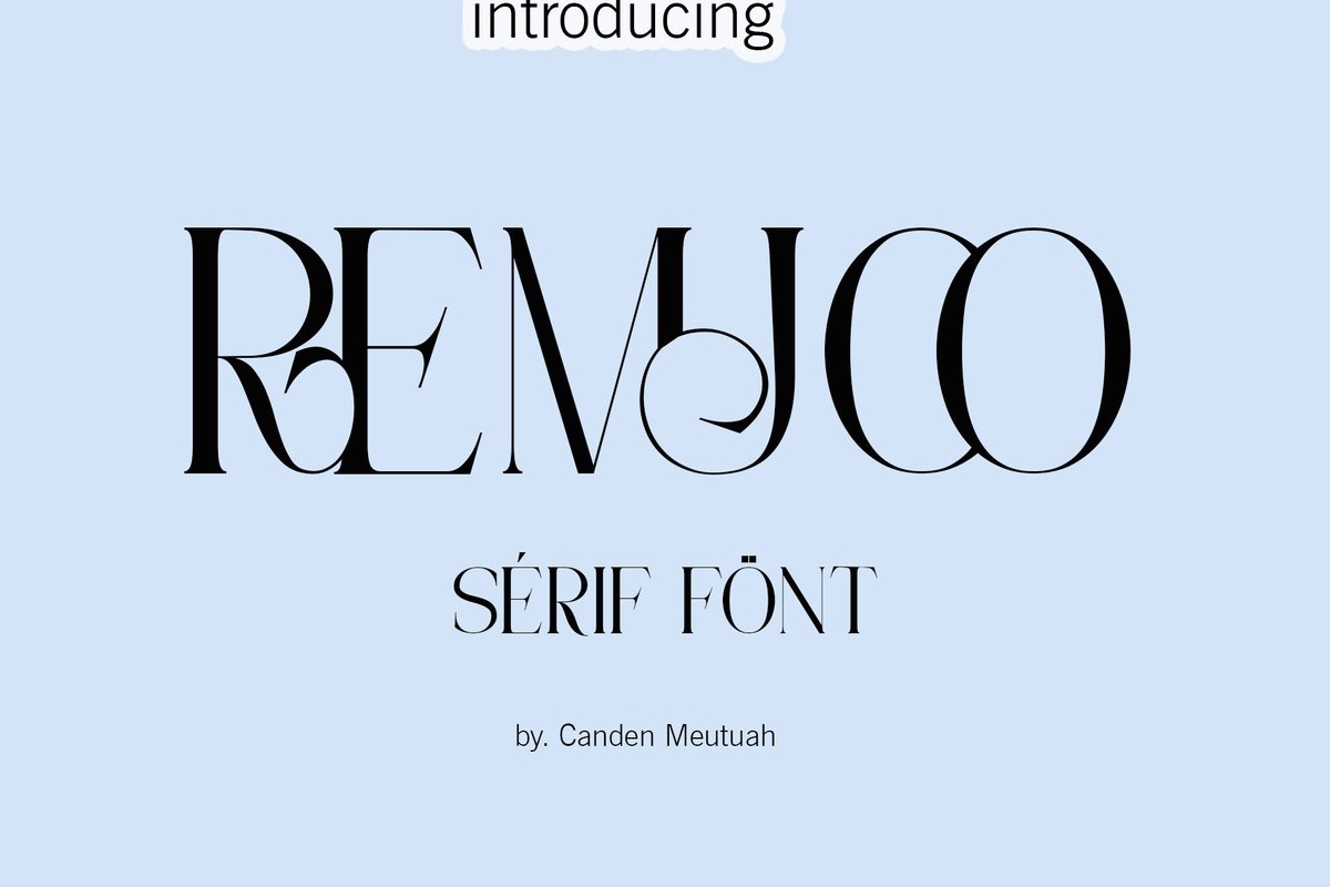 Remjoo Font preview