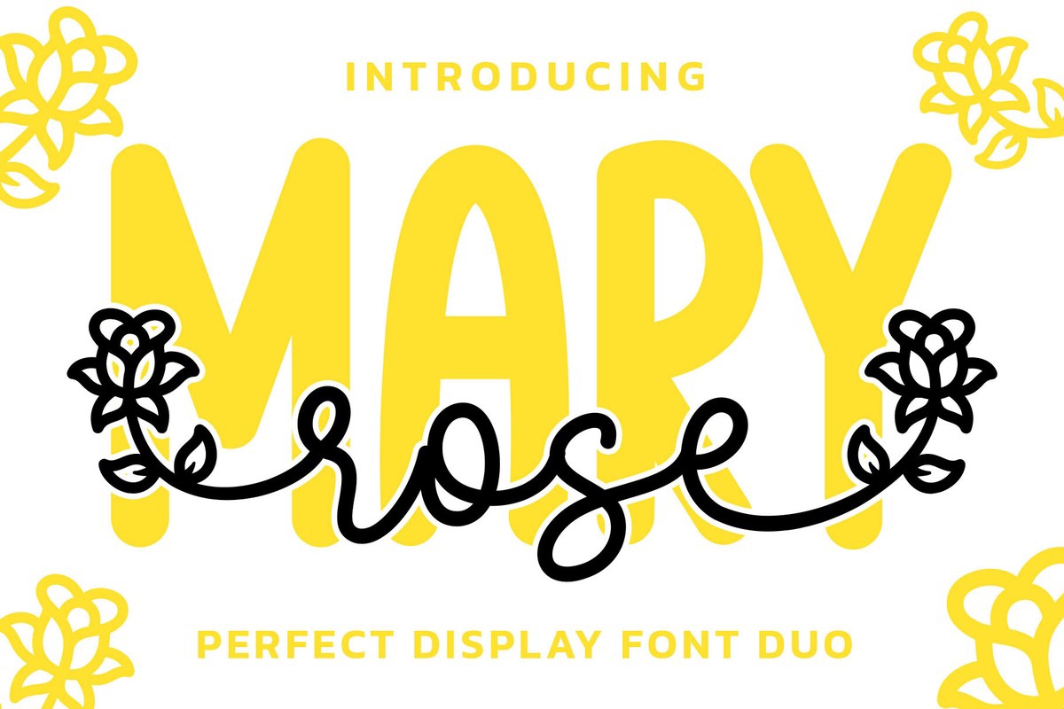 Rose Mary Duo Font preview