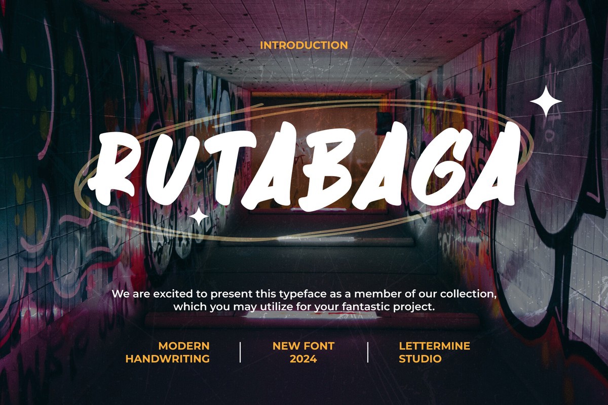 Rutabaga Font preview