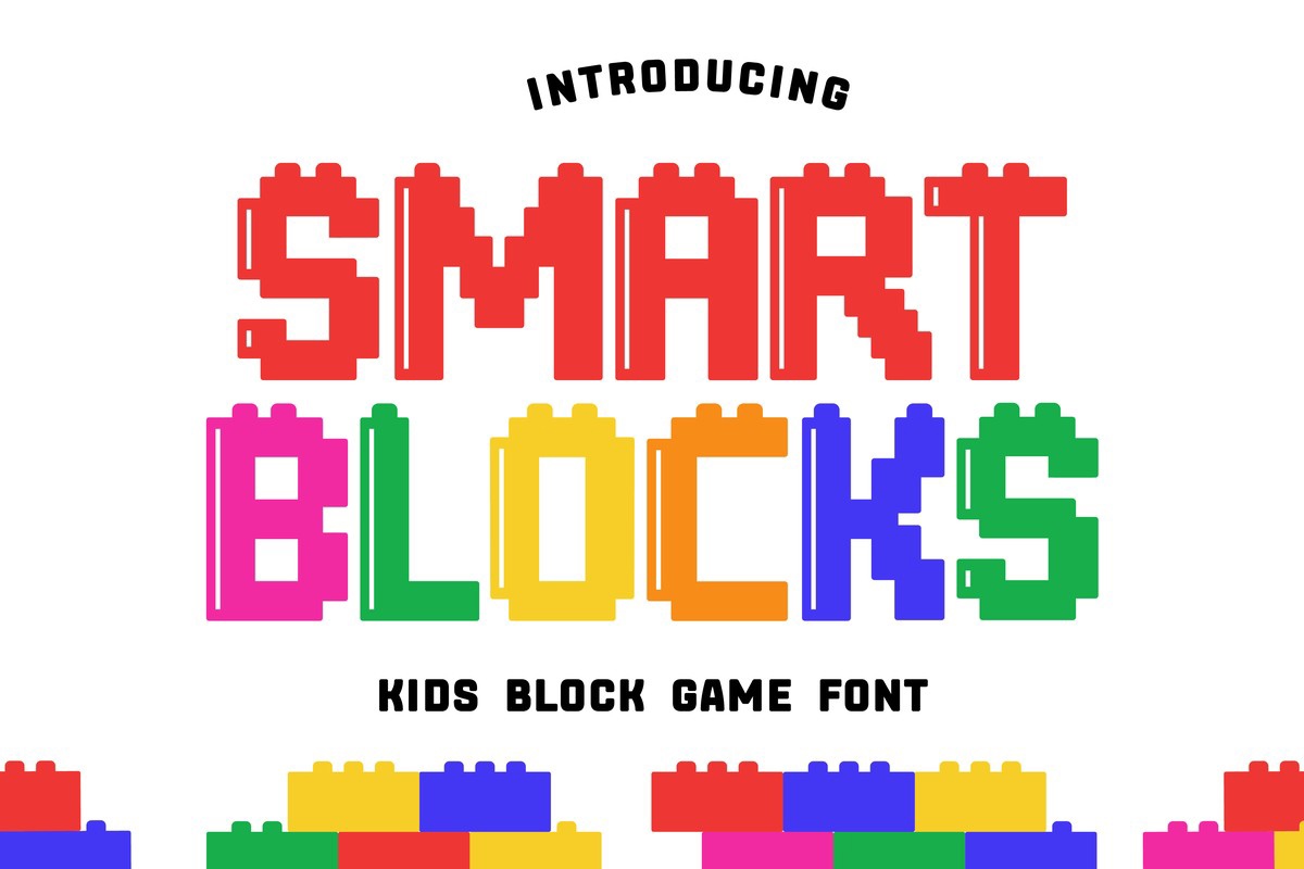 Smart Blocks Font preview