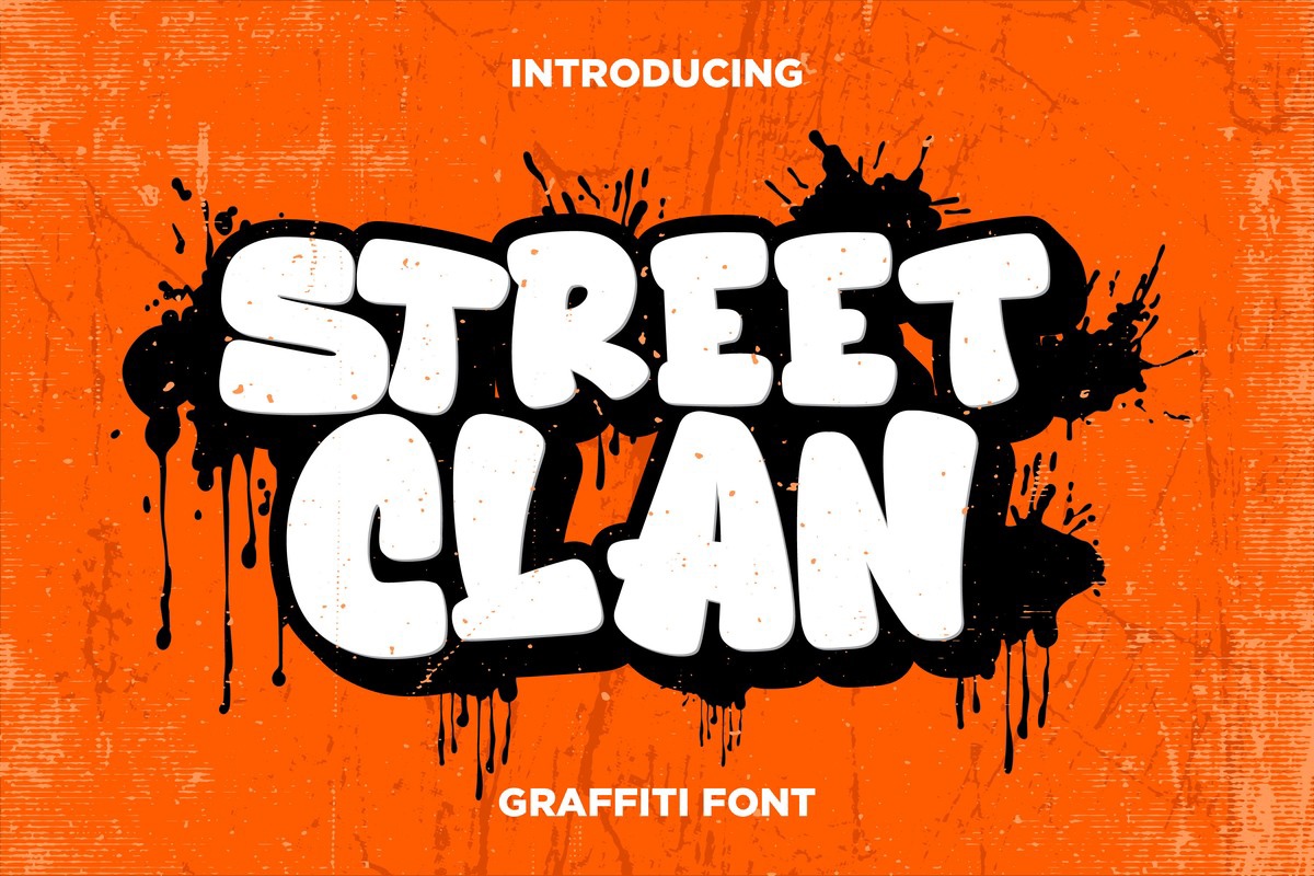 Street Clan Font preview