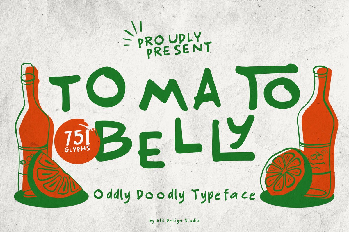 Tomato Belly Font preview