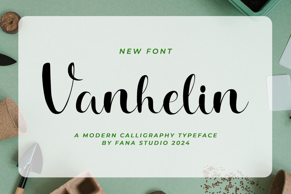 Vanhelin Regular Font preview