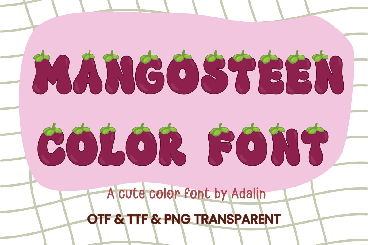 Mangosteen Font preview